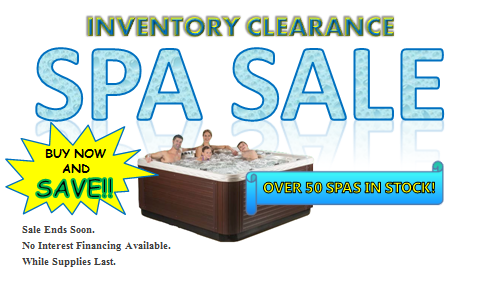 Spa Sale - Shop Now!