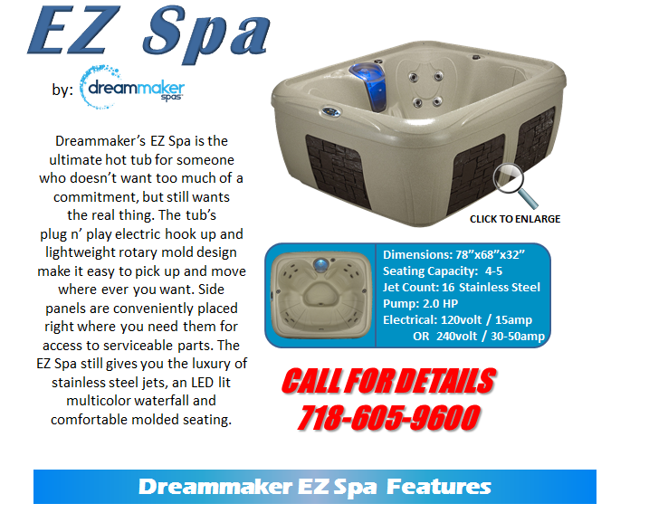 Dreammaker EZ SPa Staten Island Pool & Spa