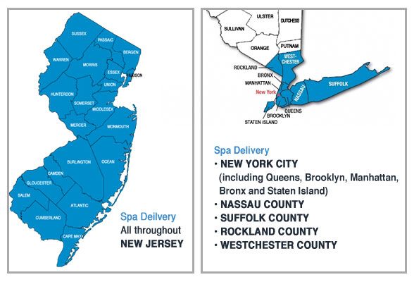 We deliver to the following areas