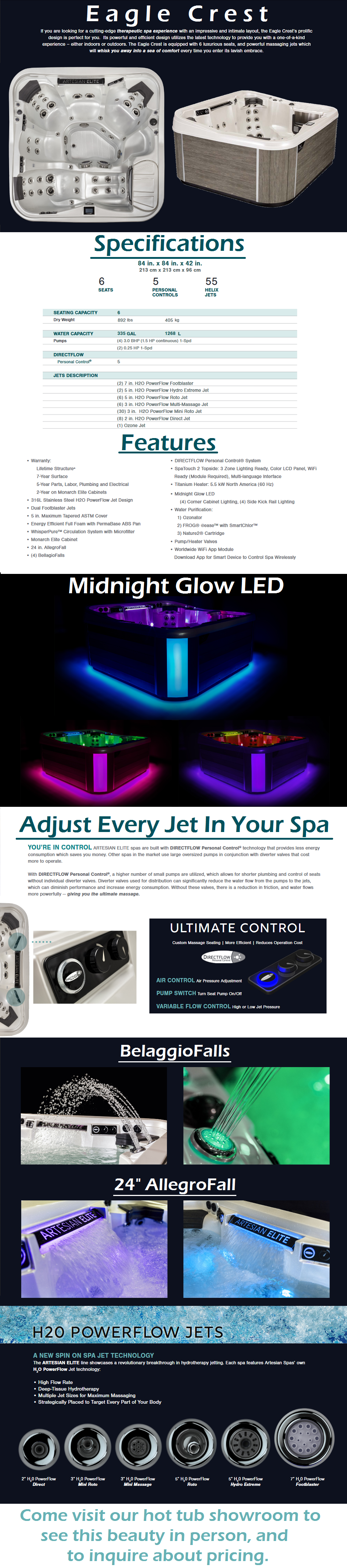 Artesian Elite Eagle Crest Hot Tub Spa Staten Island Pool and Spa New Jersey New York